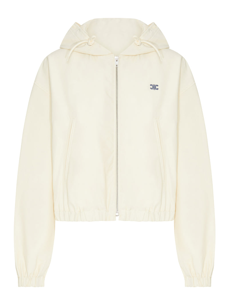 TECHNICAL FABRIC WIND JACKET WITH TRIOMPHE LOGO