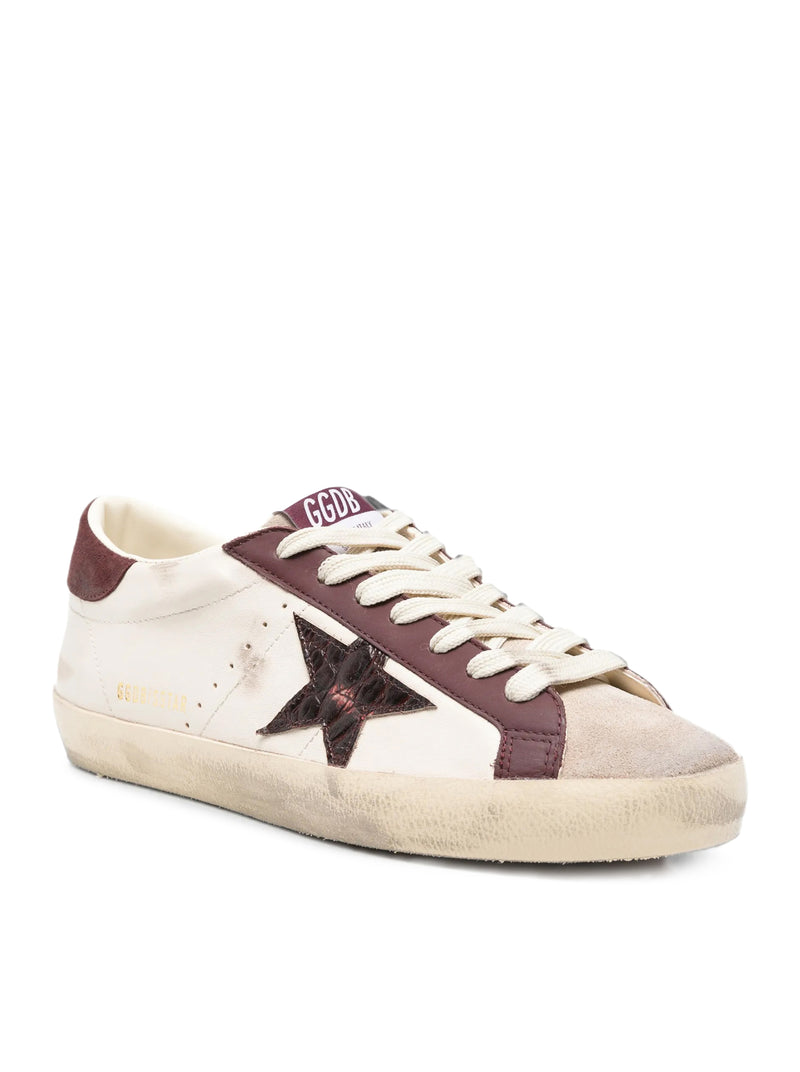 SUPERSTAR SNEAKERS IN NAPPA WITH CROCO STAR