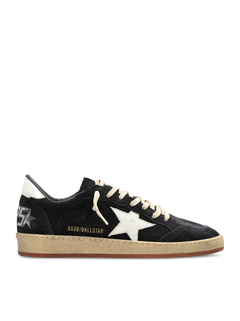 BALL-STAR IN DARK BLUE SUEDE WITH WHITE LEATHER STAR