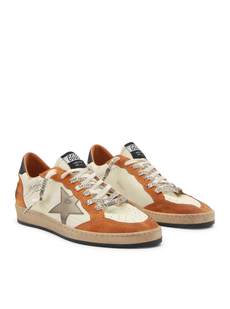 BALL-STAR SNEAKERS IN LEATHER AND SUEDE