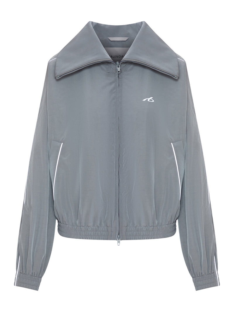 BODIES HIGH NECK JACKET IN TECHNICAL COTTON POPLIN