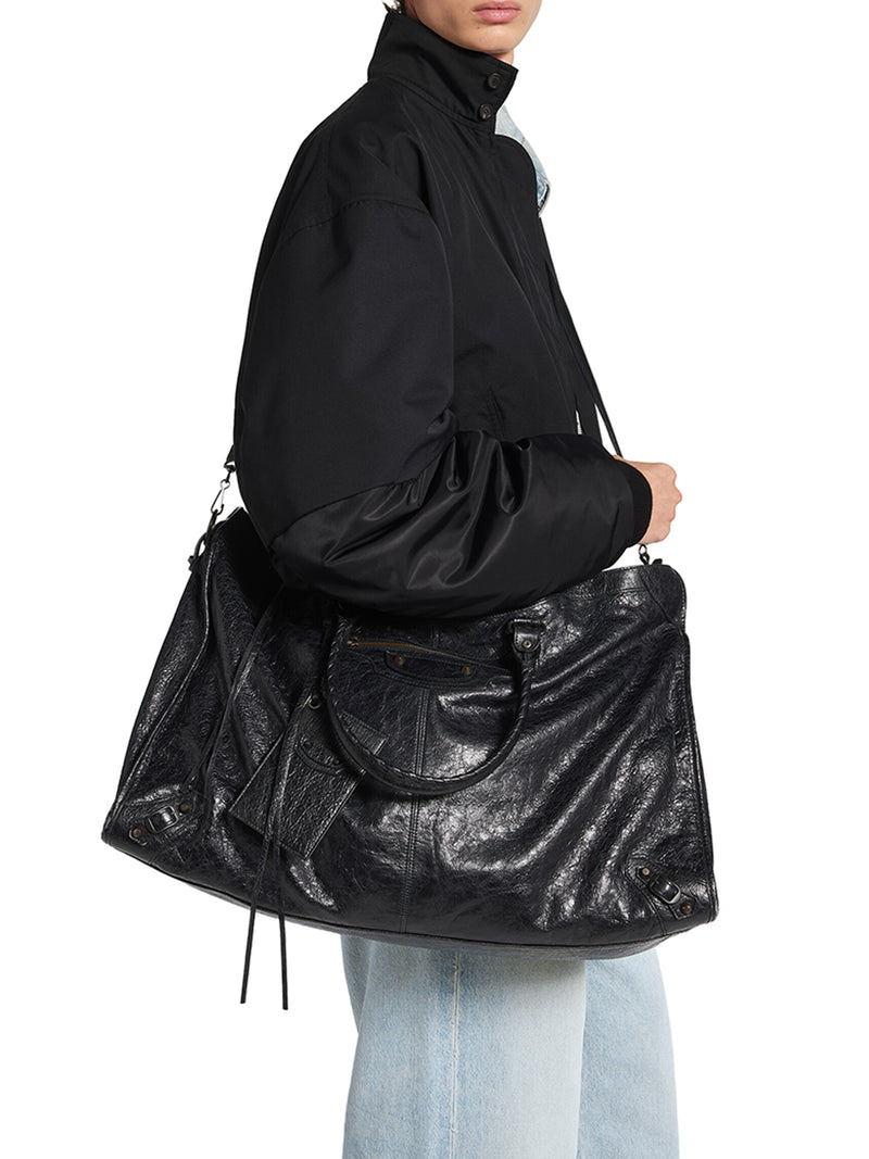 LE CITY LEATHER TRAVEL BAG