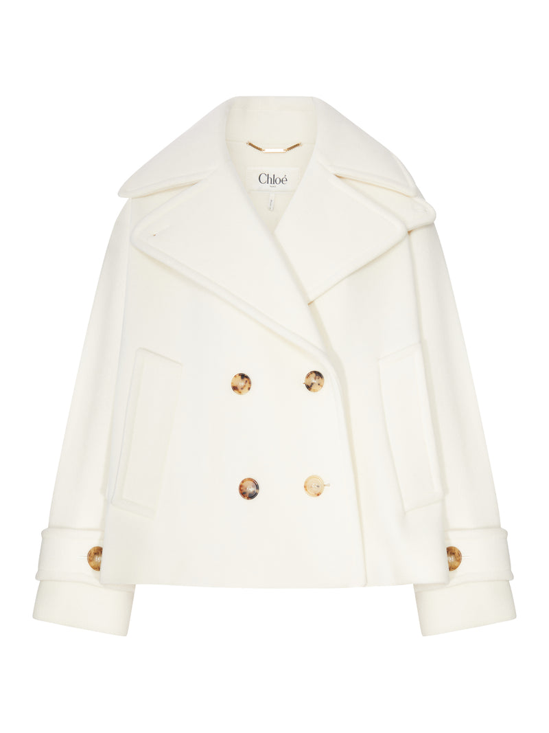 OVERSIZED SHORT WOOL COAT
