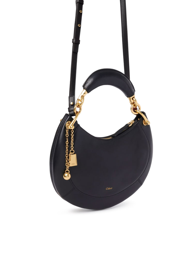 SMALL CHLOÉ BANANA ZIPPED HOBO IN SOFT LEATHER
