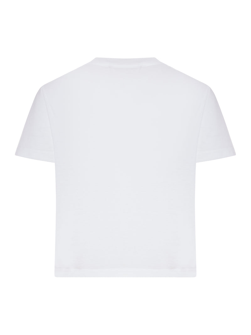 COTTON JERSEY T-SHIRT WITH AN APPLIQUÉ LOGO