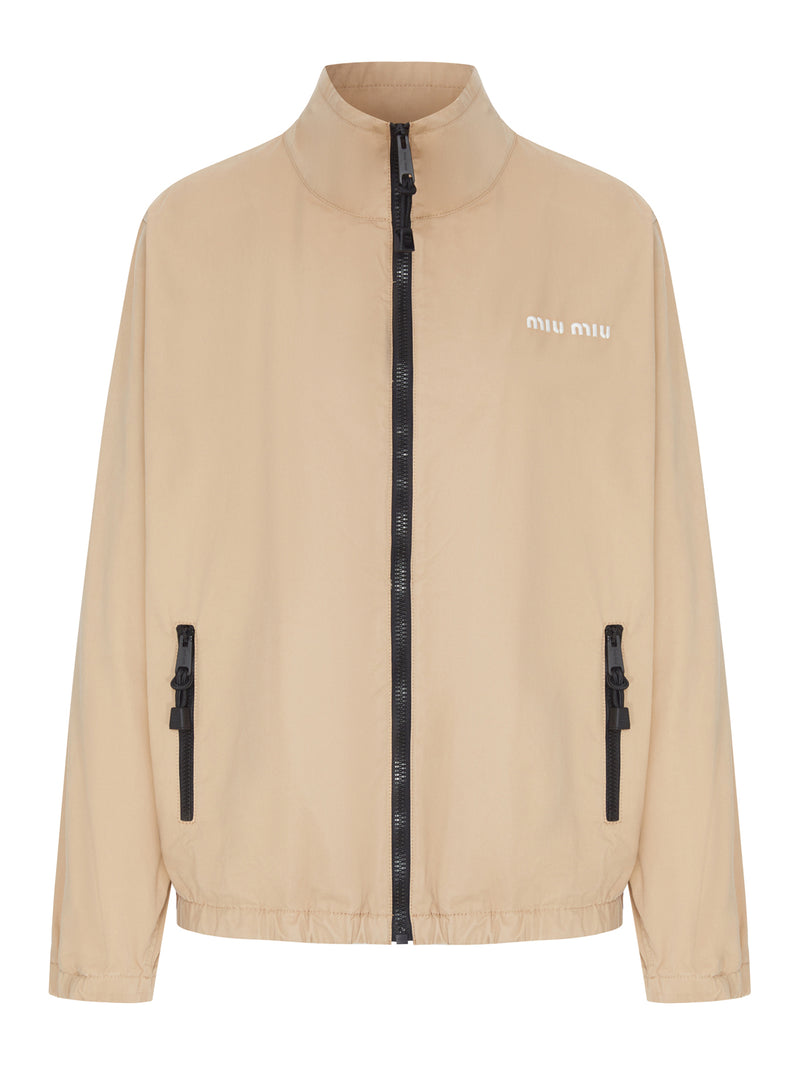 BLOUSON IN GABARDINE WASHED
