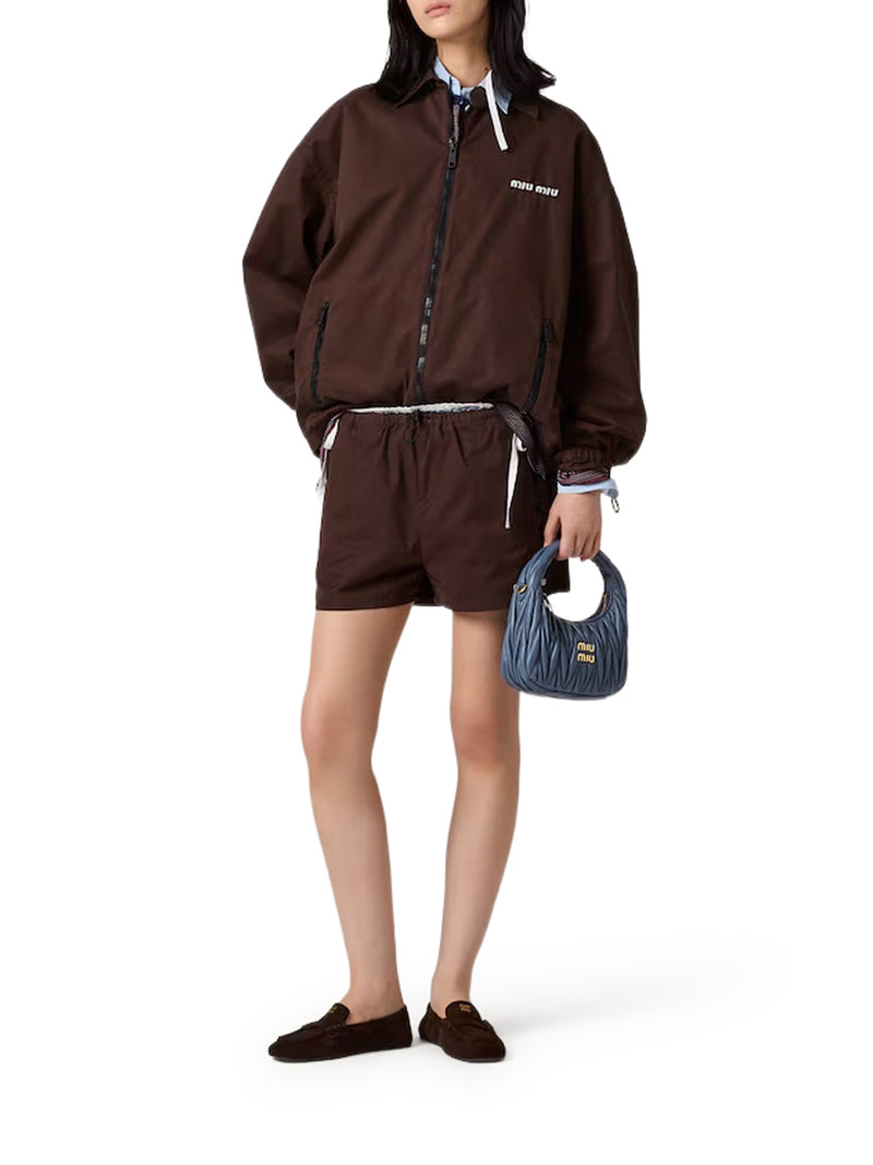 WASHED GABARDINE BLOUSON