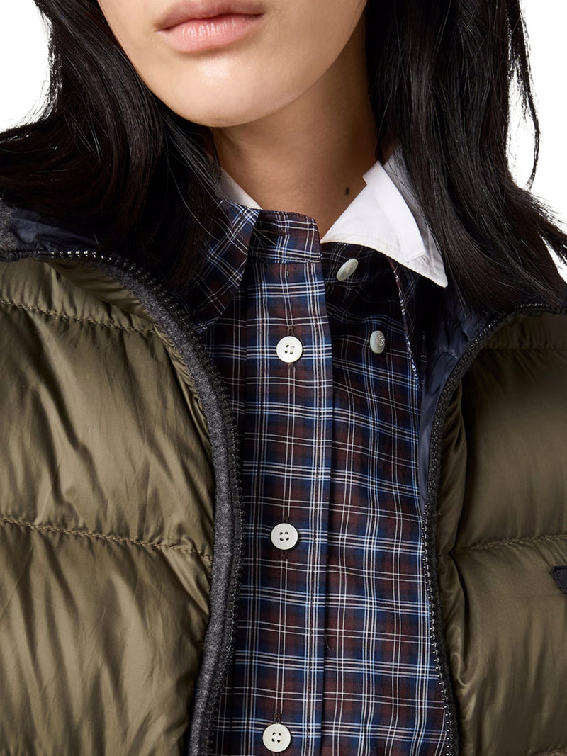 LIGHT PONGÉ PADDED VEST