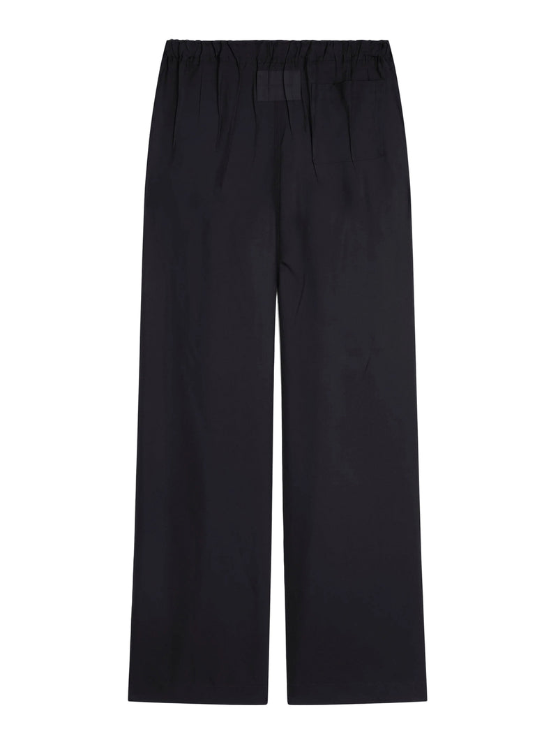 SILK DRAWSTRING TROUSERS