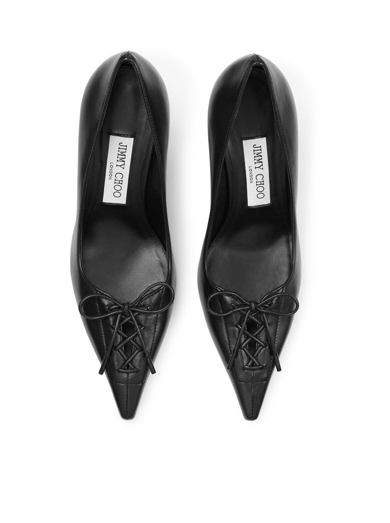 SCARLETT 95 BLACK NAPPA PUMP