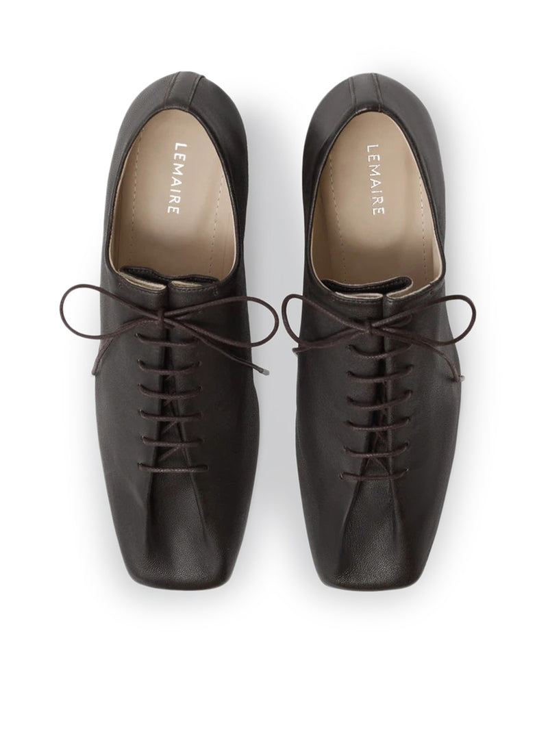 SOUTIS CLASSIC DERBIES WITH 55MM HEEL IN LEATHER