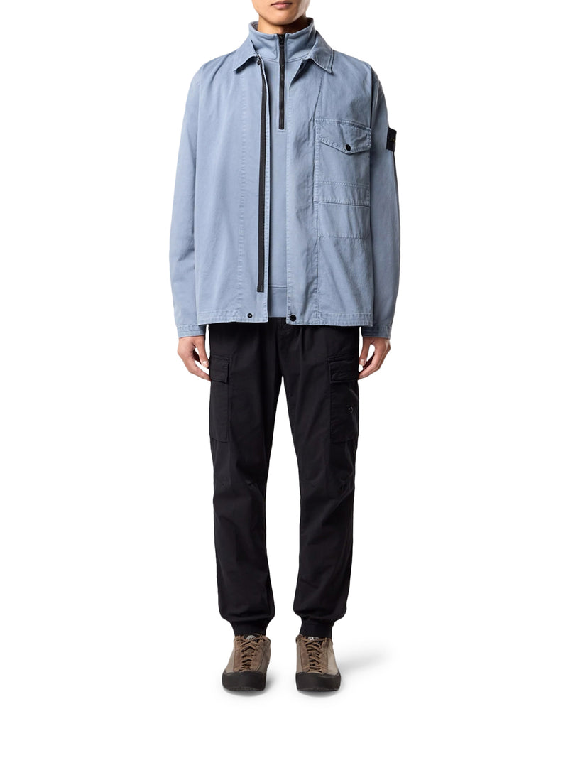 REGULAR FIT TAPERED CARGO PANTS WITH DRAWSTRING WAIST