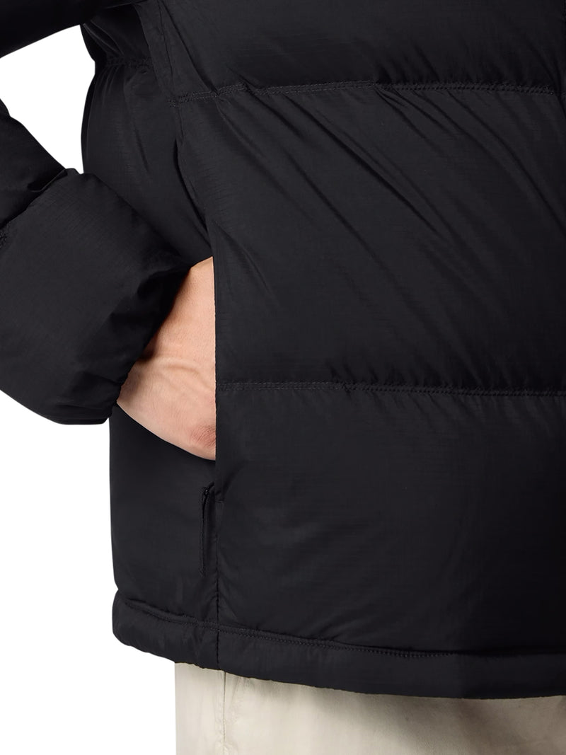 TEAR-PROOF DOWN JACKET WITH DETACHABLE HOOD