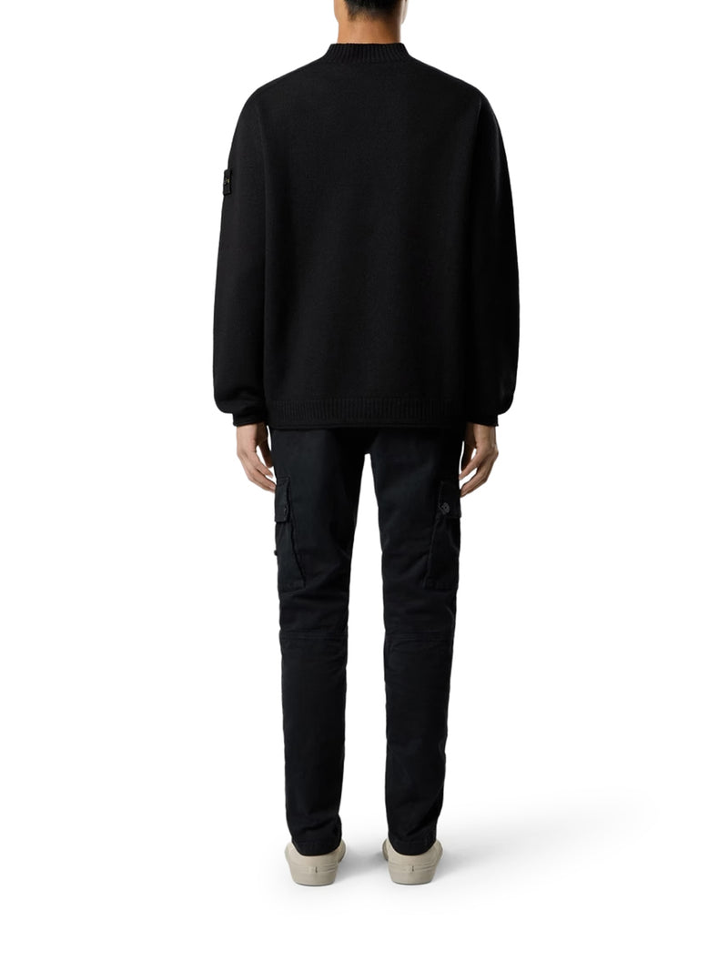 RWS FELTED WOOL SWEATER WITH RAGLAN SLEEVES
