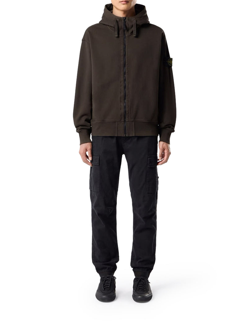 COTTON ZIP-UP HOODIE