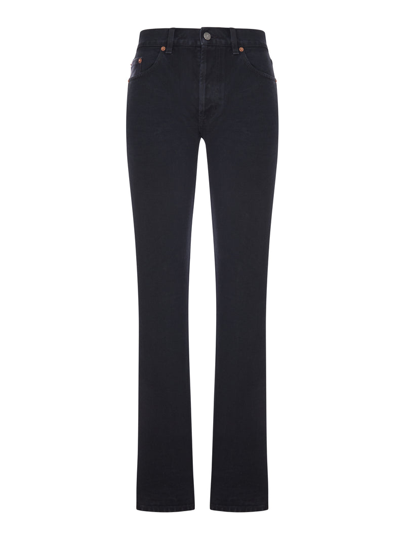 STRAIGHT JEANS IN AUTHENTIC DENIM