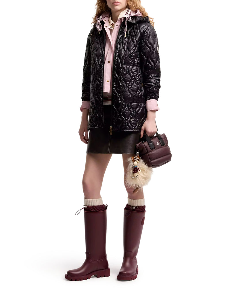 MIDI BALETTE DOWN JACKET WITH GEOMETRIC QUILTING
