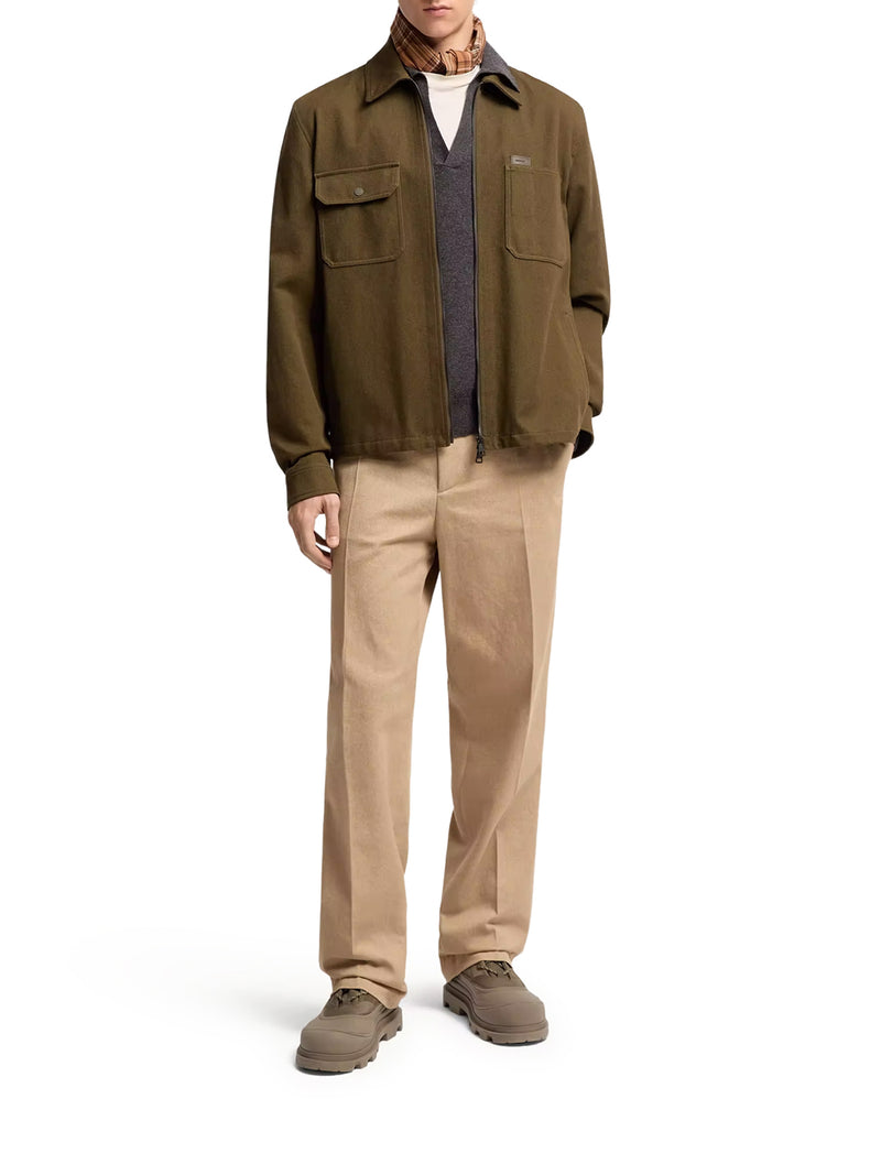 SARTORIAL COTTON TROUSERS