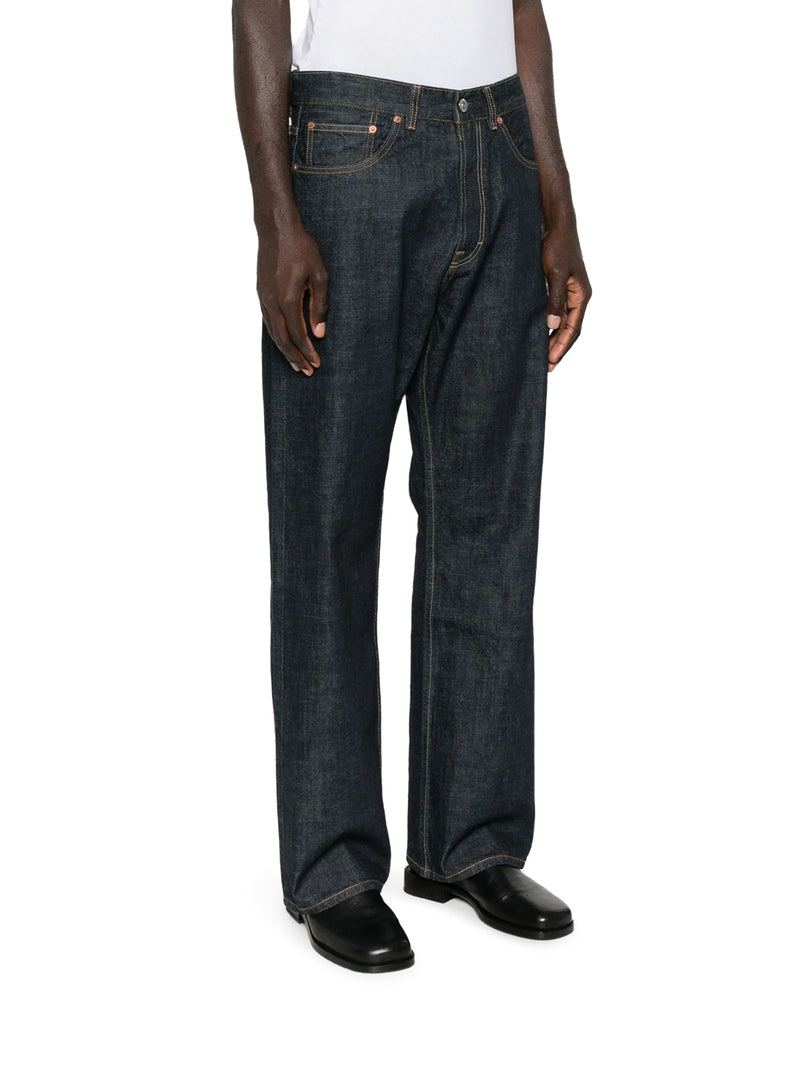 THIRD CUT JEANS IN COTTON DENIM