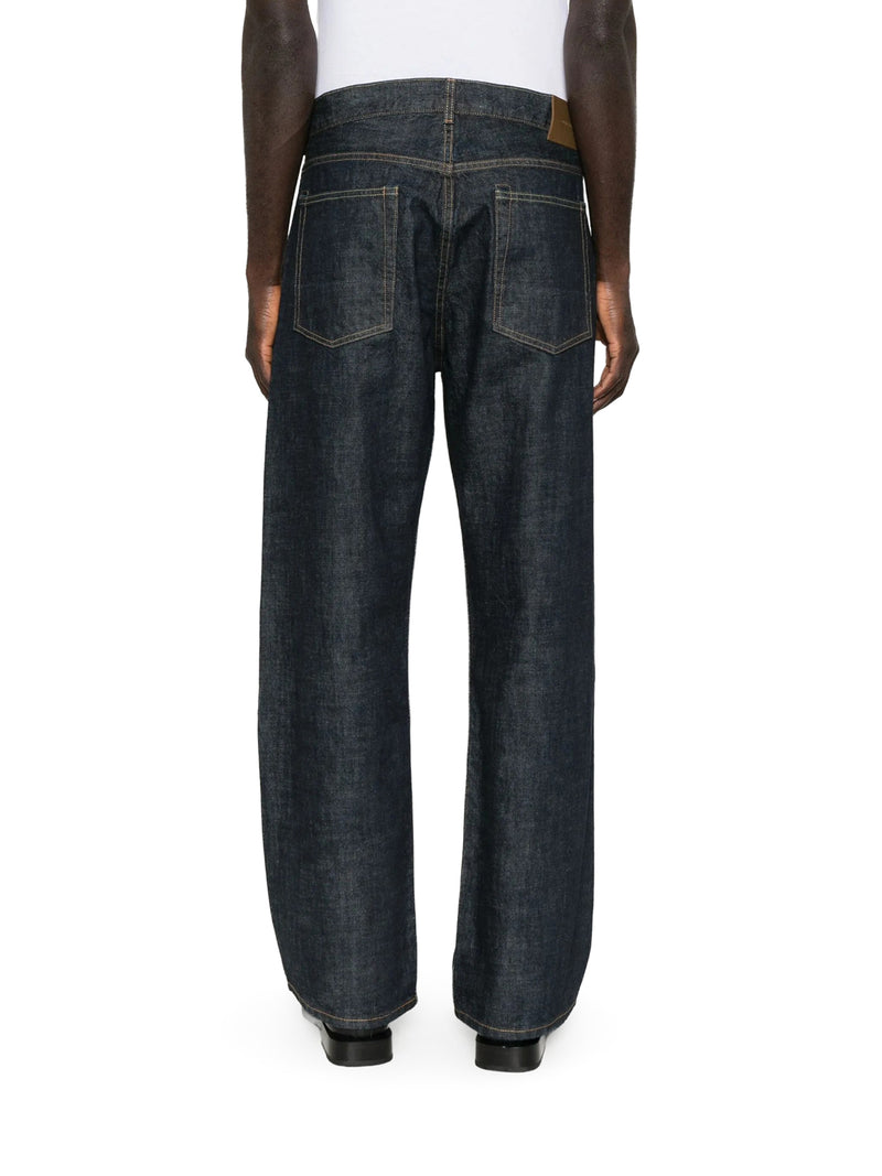 THIRD CUT JEANS IN COTTON DENIM