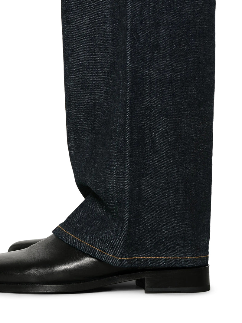 THIRD CUT JEANS IN COTTON DENIM
