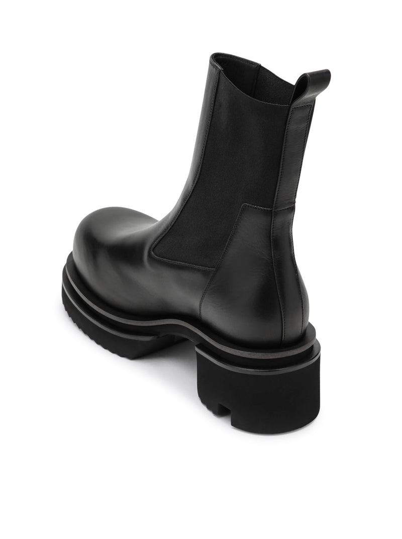 BOGUN BLACK LEATHER BOOTS