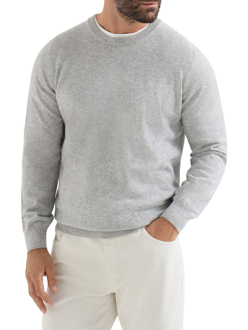 ESSENTIAL CREW NECK CASHMERE SWEATER