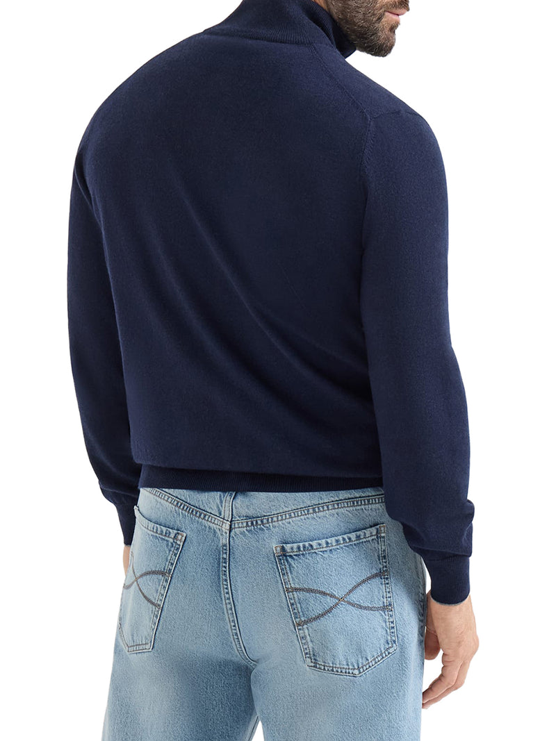 CASHMERE ZIP-UP CARDIGAN