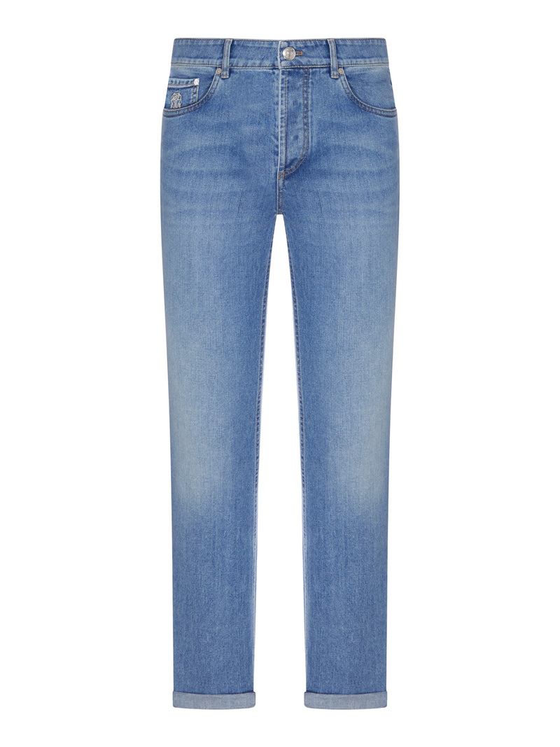 MEDIUM WASH DENIM JEANS