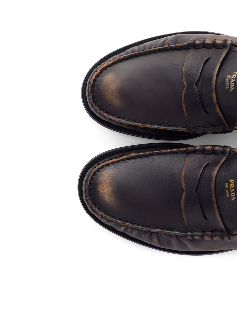 ANTIQUE LEATHER LOAFERS