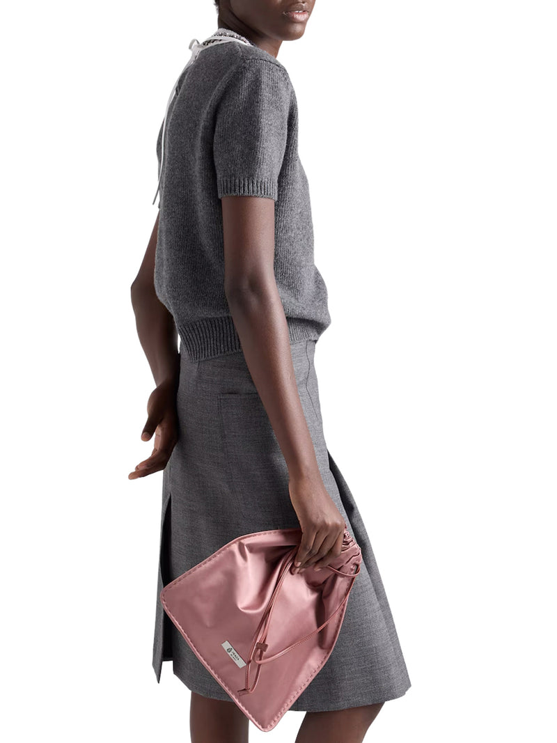 PLEATED MAT SKIRT