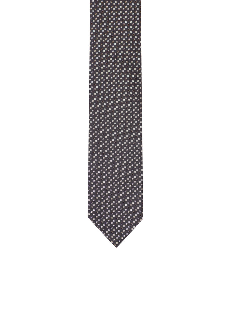 MICRO-PATTERNED SILK TIE