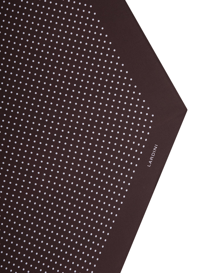 RHOMBUS SCARF WITH MICRO DOTS