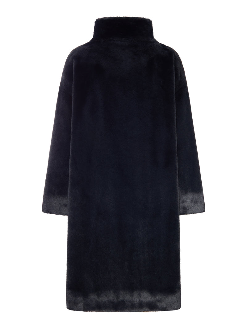 LONG FAUX FUR COAT