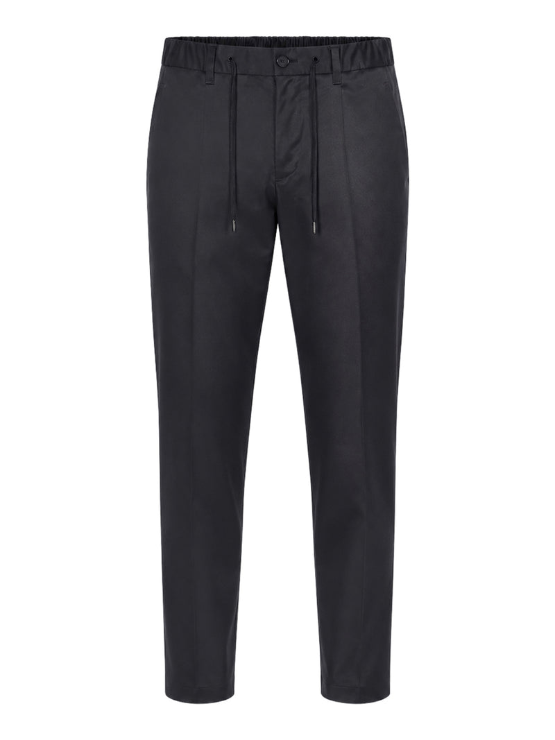 TECHNICAL FABRIC TROUSERS WITH DRAWSTRING