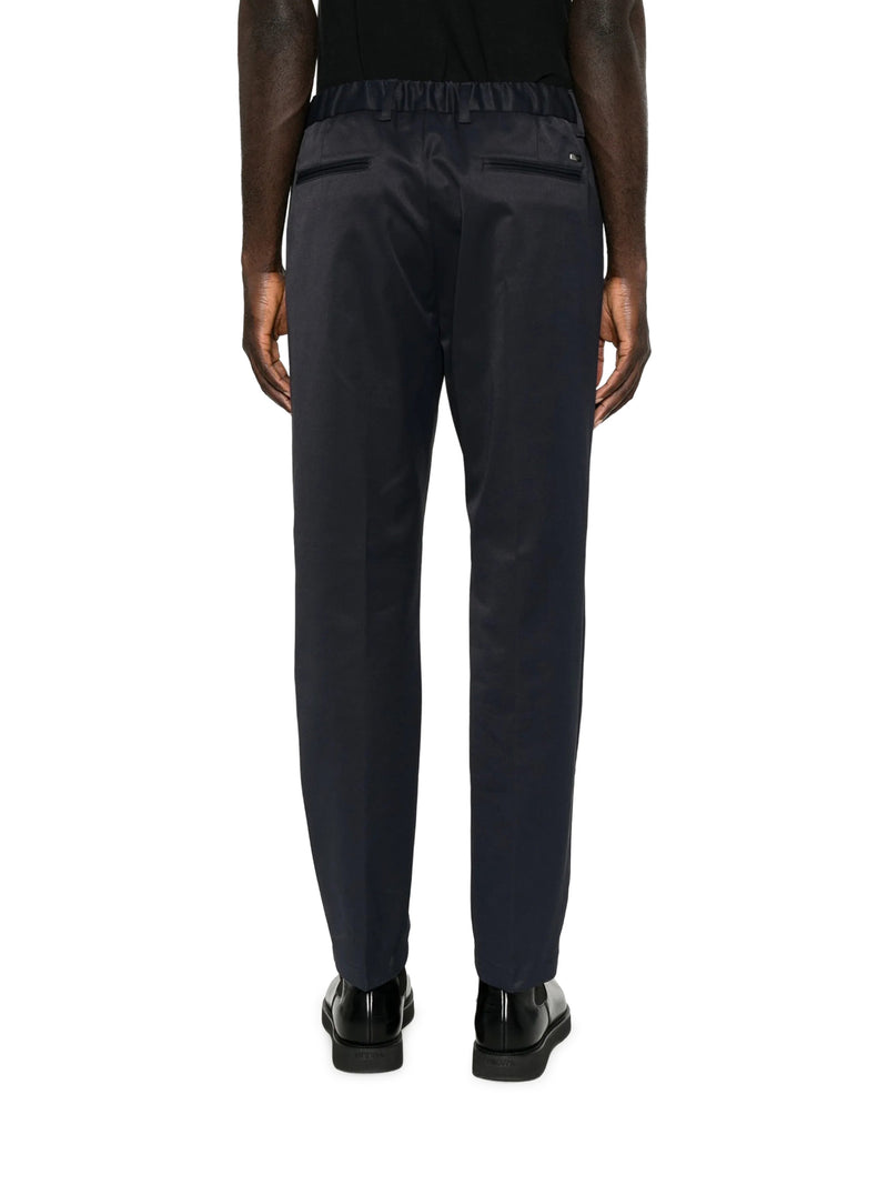 TECHNICAL FABRIC TROUSERS WITH DRAWSTRING
