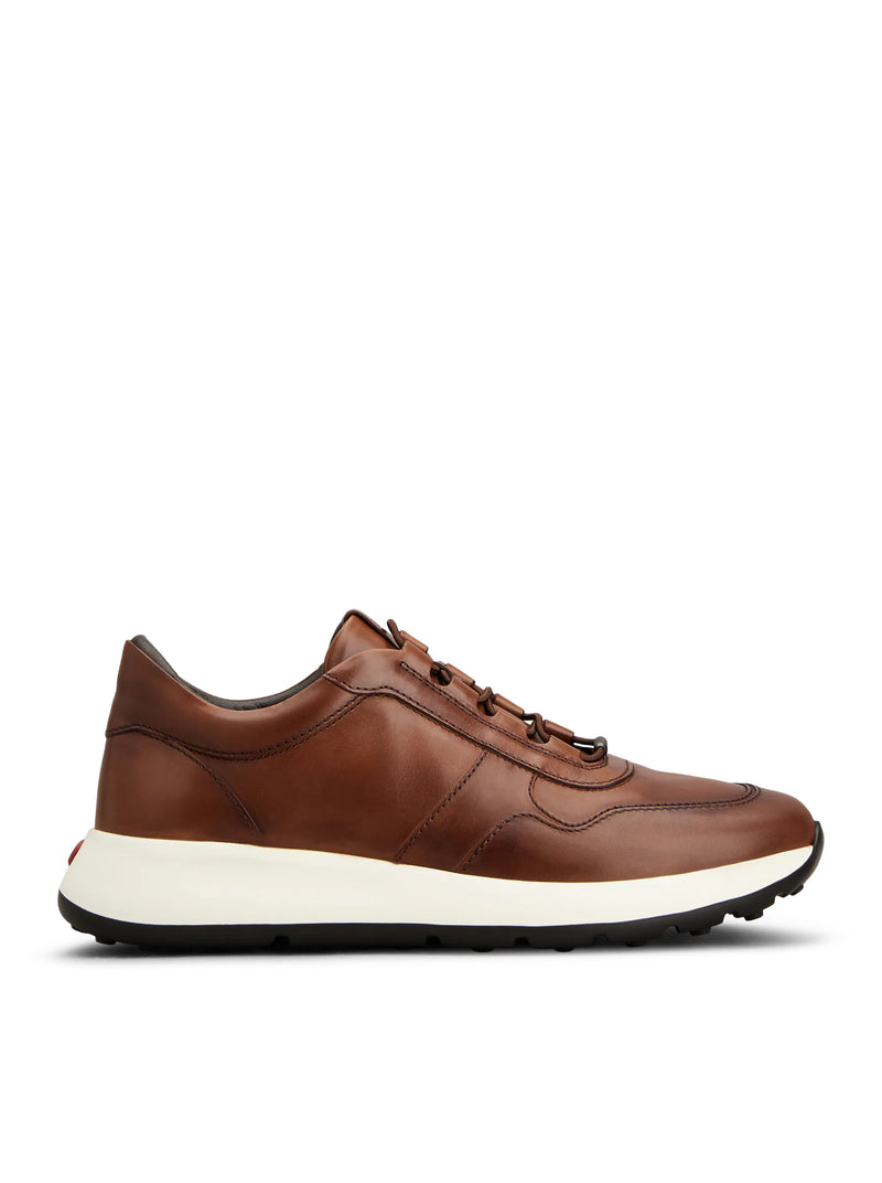 RED DOT LEATHER SNEAKERS
