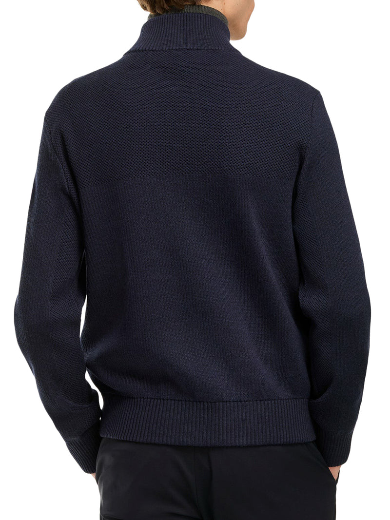 HYBRIDGE KNIT JACKET