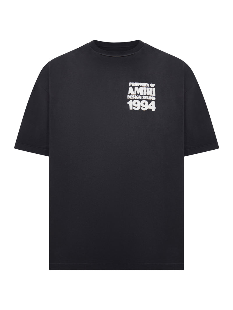 COTTON T-SHIRT WITH AMIRI 1994 PRINT