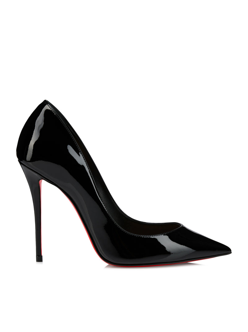 LA PIGALLE PATENT CALFSKIN PUMPS