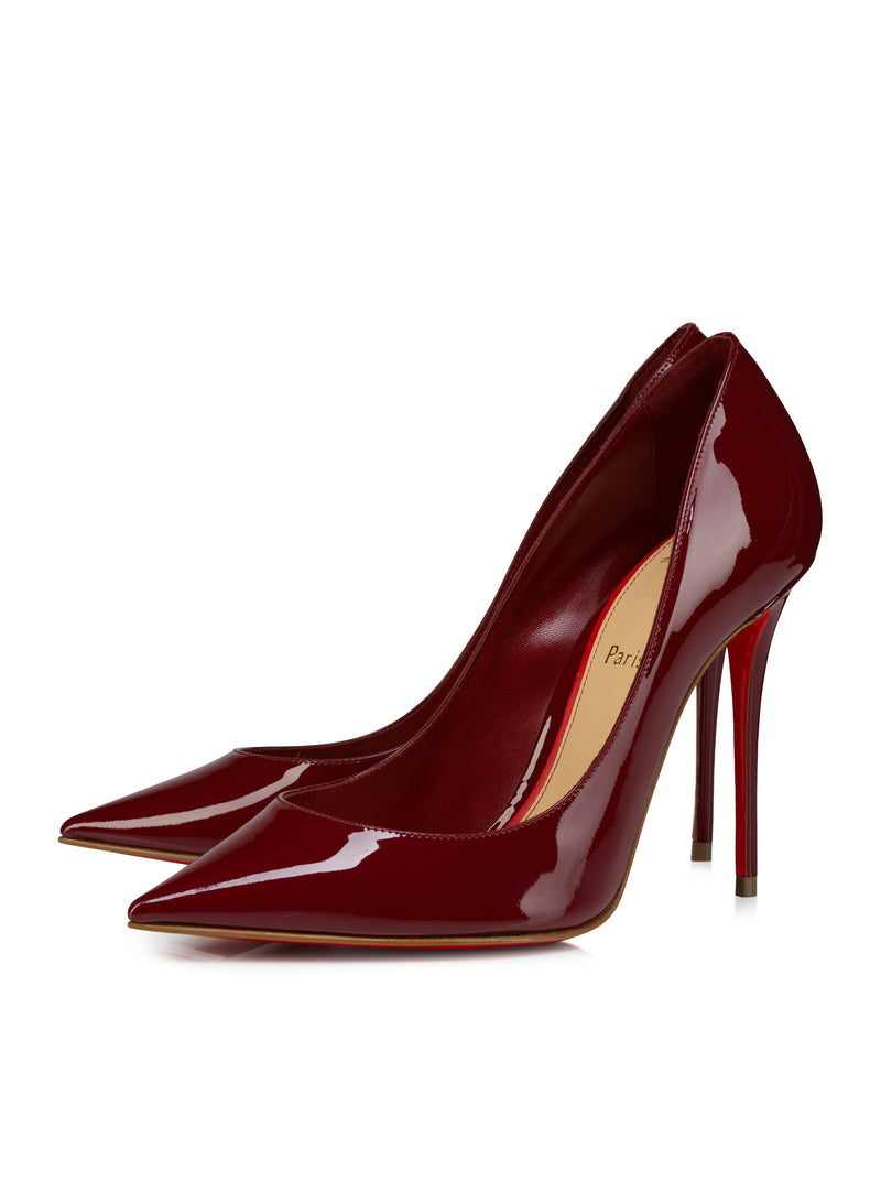 LA PIGALLE PATENT CALFSKIN PUMPS