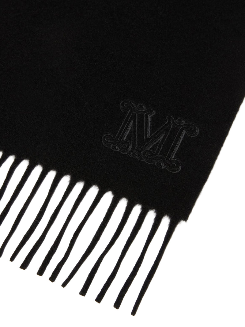 CASHMERE STOLE WITH MONOGRAM EMBROIDERY