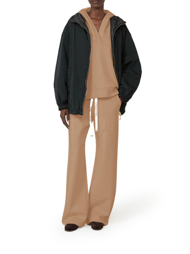 WIDE TROUSERS IN DOUBLE JERSEY