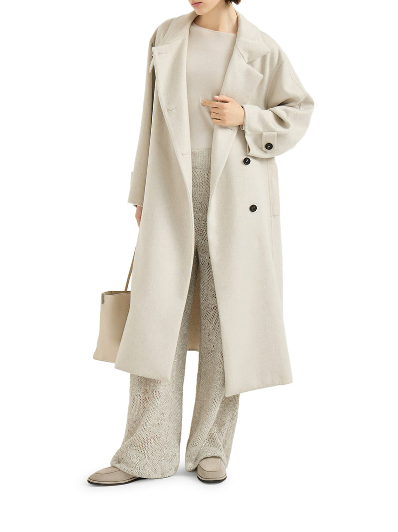 LIGHTWEIGHT CASHMERE AND SILK SPARKLING SWEATER