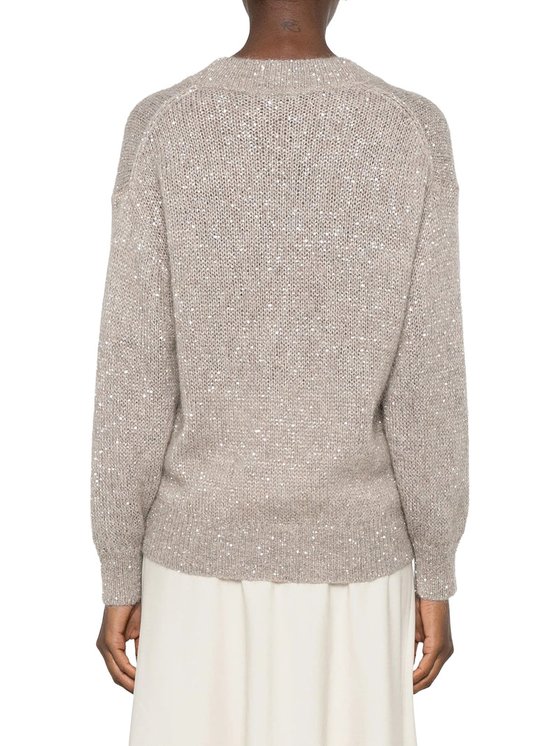 DAZZLING ENGLISH HALF RIB COTTON SWEATER