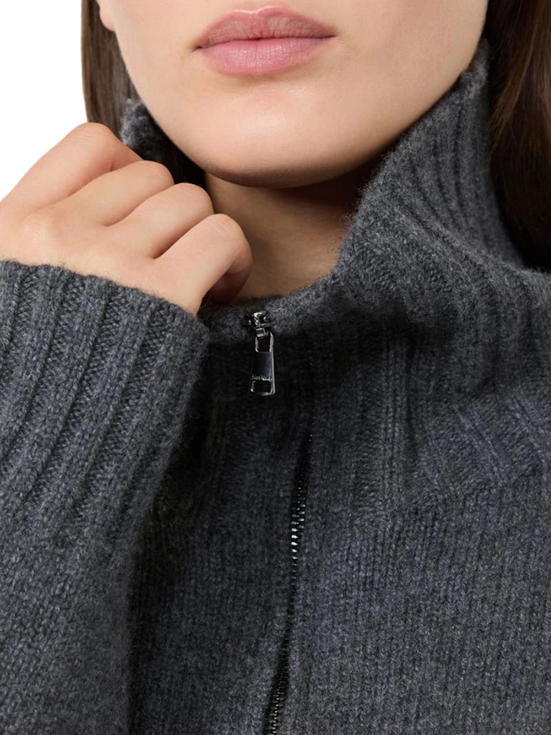 HIGH NECK SWEATER IN CASHMERE YARN