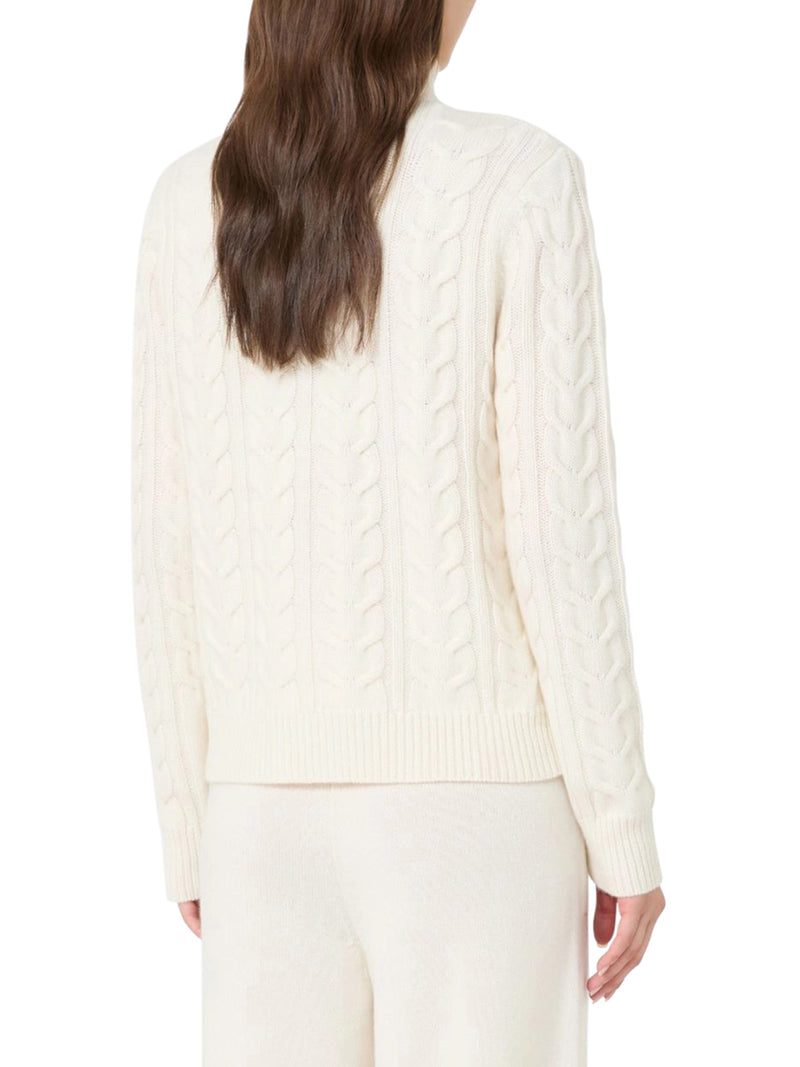 CABLE KNIT CASHMERE YARN SWEATER