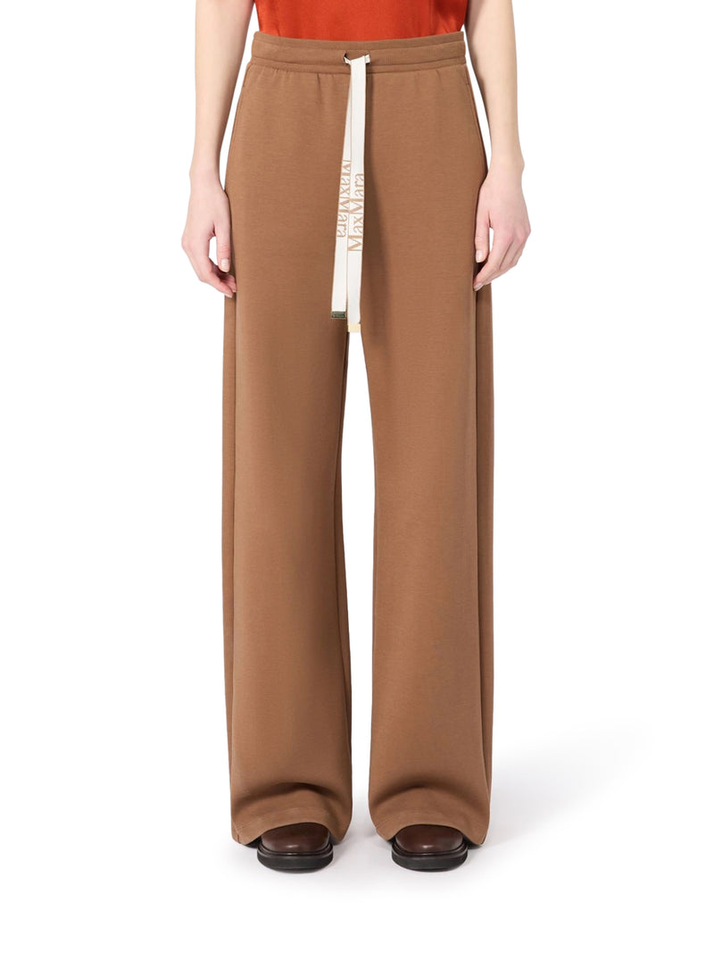 WIDE TROUSERS IN DOUBLE JERSEY