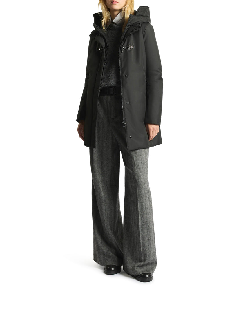 TOGGLE COAT IN TECHNICAL GABARDINE