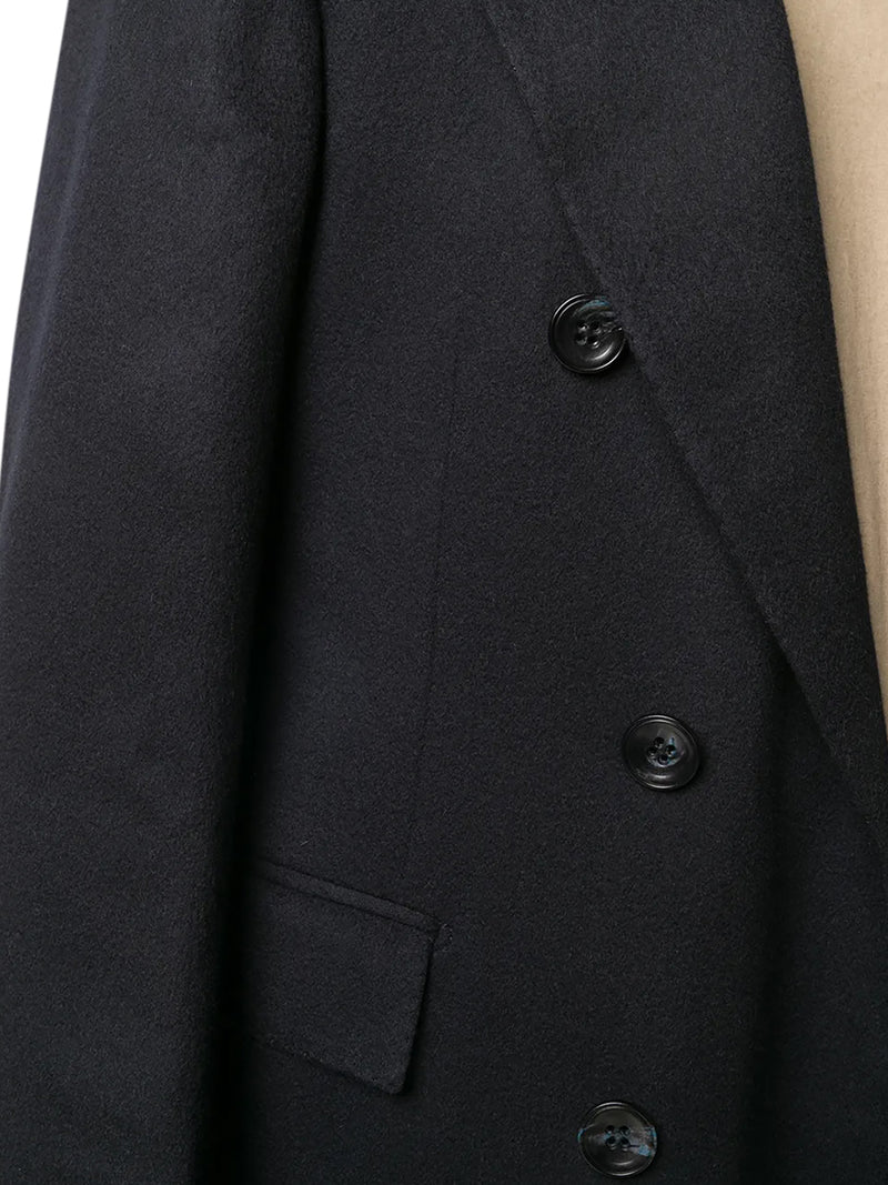 LONG DOUBLE-BREASTED CASHMERE COAT